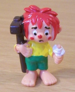 Ü Ei Altfiguren Der kleine Kobold Pumuckl D 1985 Handwerker br. Original RAR