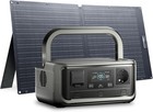 256Wh LiFePO4 Akku Solargenerator mit Solarpanel 100W, 300W Sinus Wechselstrom