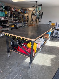 Large Workbench Table Heavy Duty - Custom