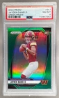 112837262 Jayden Daniels 2024 Panini Prizm #347 Green Rookie RC PSA 8