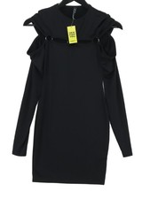 AsYou Bodycon Midi Dress UK4 in Black