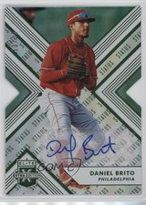 2018 Elite Extra Edition Status Emerald Die-Cut 13/25 Daniel Brito #132 Auto s3g