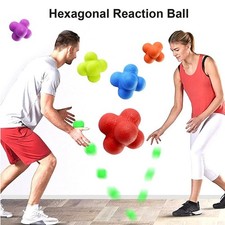 Hexagon Reaction Ball Agility Training Reflex Exercise Ball Sports Fitness