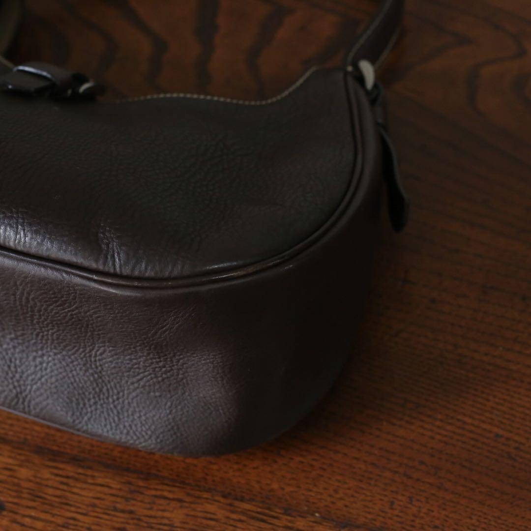 バッグ 00s old prada archive shoulder hand bag PRADA archive One Shoulder Bag Leather Dark Brown 00s Used 92615