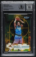 BAS 2000 Topps Finest Gold Refractor /100 Terrell Brandon #47 BGS Authentic 3c7