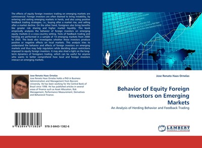 Behavior of Equity Foreign Investors on Emerging Markets Ornelas Taschenbuch