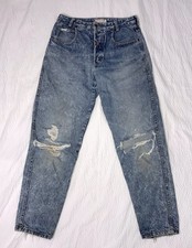 VTG 80 s Guess Georges Marciano Button Whitewashed Distressed USA Mens 33 Jeans