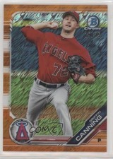 2019 Bowman Chrome Prospects Orange Shimmer Refractor 19/25 Griffin Canning 1q5
