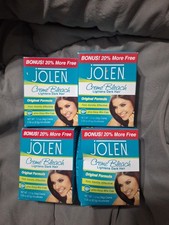 4 Pack Jolen Creme Bleach Creme Lightens Hair with Accelerator plus Easy Mix Cup