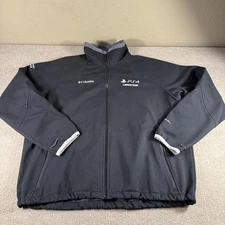 Columbia Jacket Mens XL Black Softshell Interchange PS4 Launch Team PlayStation