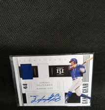 2021 Panini NT #GGS-EO Edward Olivares Game Gear Materials Signatures #/99 