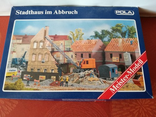 ✅H0 KIT pola h0 310162 edificio in demolizione - COME NUOVO, ma senza gru | Condition: Usato
