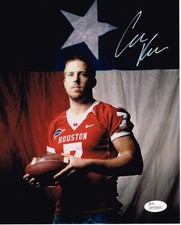 Case Keenum Signed 8x10 Photo Houston Cougars JSA Certified Auto