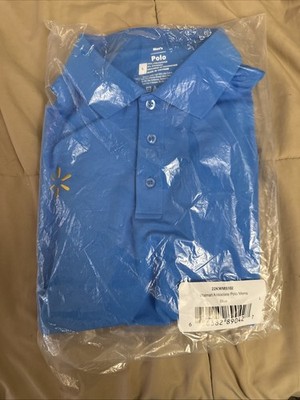 Walmart Associate Polo Men s Blue Uniform Shirt