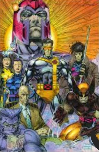 VINTAGE 1992 X-Men Jim Lee #108 Grounded Marvel Comics Poster New In Sleeve