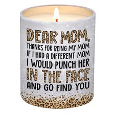 Gifts For Mom Daughter Son Christmas Birthday Funny Soy Wax Candle