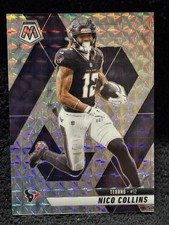 2025 Panini Mosaic Nico Collins Silver Mosaic Prizm #245 Houston Texans