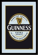 Specchio birra Guinness Extra specchio specchio da parete bar party cantina...