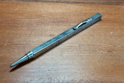 Vintage Metal Twist Pencil Telescoping/Retractable Ruler 12 /30cm Germany Made