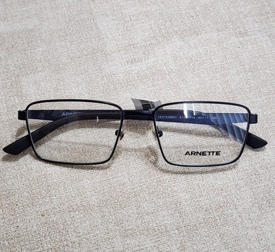 ARNETTE VESTERBRO 6123 716 Black Mens Square Full RimEyeglasses 53-17-145