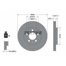 2x Bremsscheibe vorne für Skoda Fabia 1 6Y2 6Y3 6Y5 2 542 545 3 NJ3 NJ5 | 26251