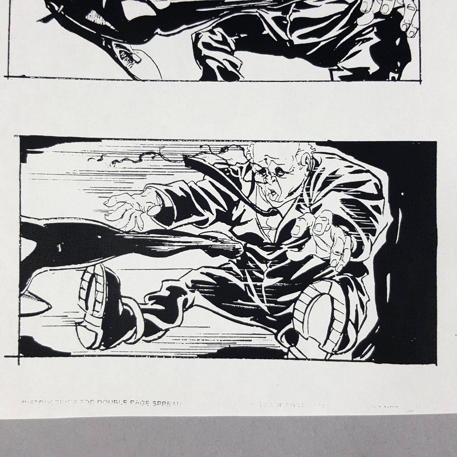 Image 5 of The Matrix Production Used Storyboard Trinity Chase 9 Movie Prop