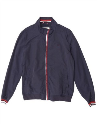 Tommy Hilfiger Herren Bomberjacke UK 44 2XL Navy Blau Polyamid SF01