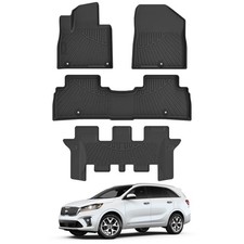 Cartist Floor Mats for Kia Sorento 2016 2017 2018 2019 2020 7 Passenger Mode...