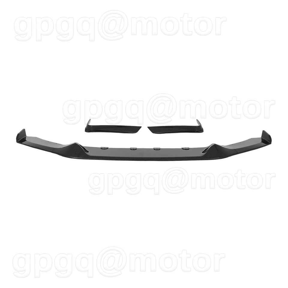 Para BMW F32 4 Series M Sport 2014-20 para-choque dianteiro de fibra de carbono lábio e presas de para-choque - Imagem 4 de 4