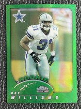 ?ROY WILLIAMS 2002 TOPPS CHROME REFRACTOR ROOKIE CARD!?COWBOYS!. rookie card picture