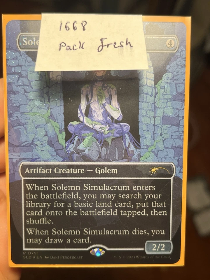 Solemn Simulacrum • Galaxy Foil NM / Unplayed Secret Lair 0791 • Mtg (1668) - Image 4 of 4