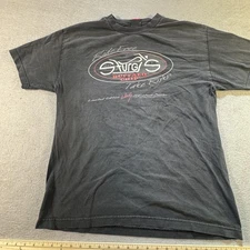Sturgis Buffalo Chip Shirt Mens Large Woody Signature Series Motorcycle 2011