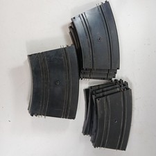 Lot of 15 VINTAGE A.C. GILBERT SLOT CAR TRACK CURVED RADIUS SECTIONS