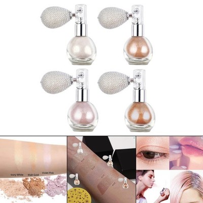 Highlighter Powder Spray Shimmer High Gloss Powder Shiny für Arm Face Women