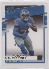 2020 Panini Chronicles Clearly Donruss Rated Rookie D'Andre Swift #RR-DS 1t08