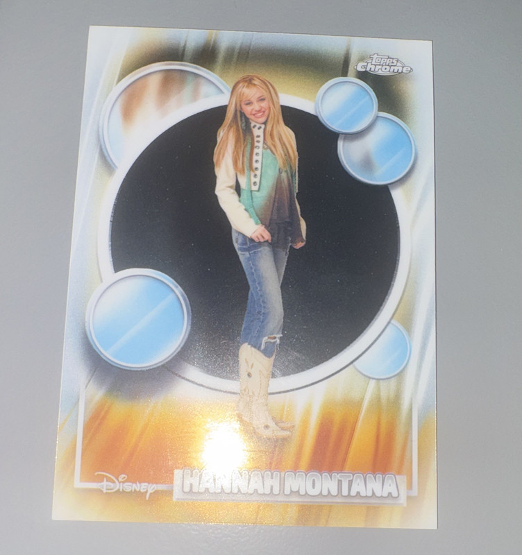 Topps Disney Hannah Montana Topps Chrome Base Set Miley Stewart #4 2006 Card