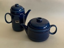 Ambrogio Pozzi Set Tr13 1964 Teiera + Caffettiera Ceramica Franco Pozzi
