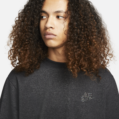 nike sportswear sport essentials+ men's semi brushed crew top