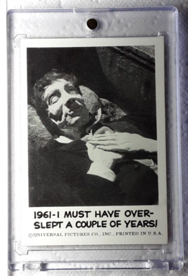 1961 Spook Stories 1. Serie Karte 1 ICH MUSS EIN PAAR JAHRE ÜBERSCHLAFEN HABEN.