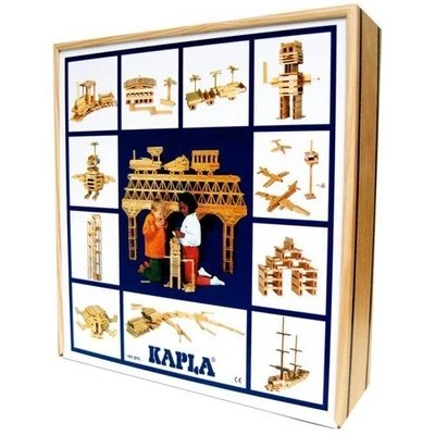 Kapla Steine 100 Stück in Holzkiste, mit Anleitung