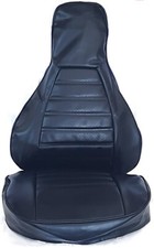 Sitzbezug 2-teilig schwarz Kunstleder passend für Porsche 911 Bj. 74 - 84