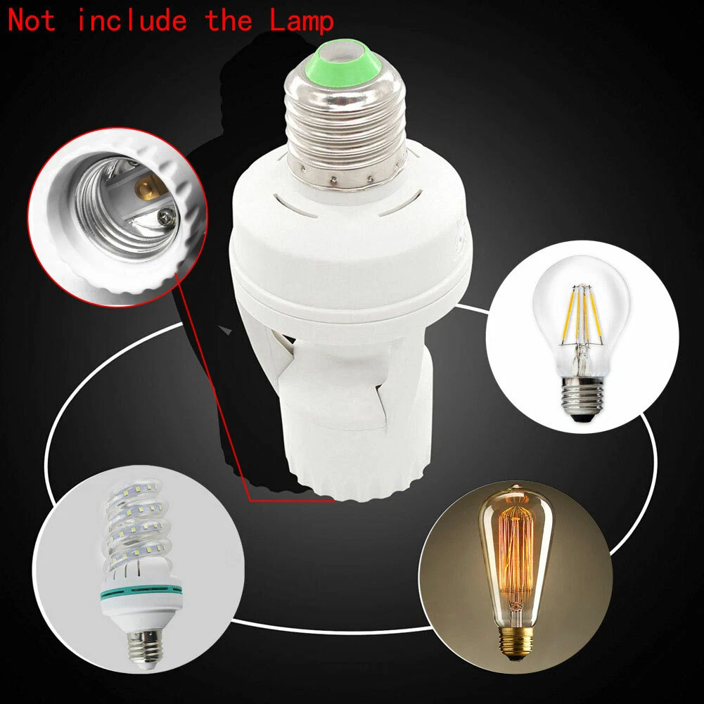 Screw Light Bulb Holder LED PIR Infrared Motion Sensor Lamp Switch Socket  #ur