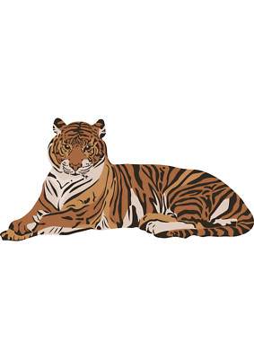Riesiger XXXL Autoaufkleber Sticker Tiger Aufkleber