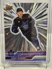 2023-24 Upper Deck Series 2 Young Guns Outburst RC #479 Bobby McMann