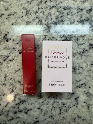 2 Set Cartier La Panthere 10 Ml And Baiser Vole 6ml