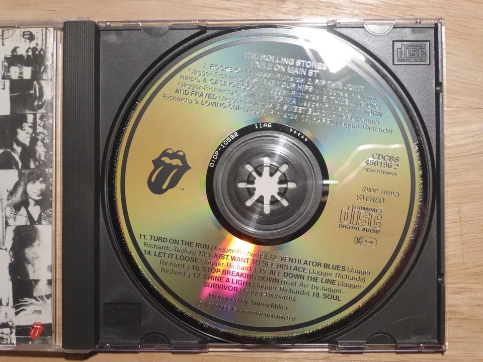 Rolling Stones -"Exile on Main ST" -CD Made in Japan- RAR OOP- Tumbling Dice - Bild 3 von 4
