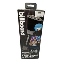 Billboard Wireless Karaoke Mic Speaker Unisex OS Black Bluetooth BB567 Echo