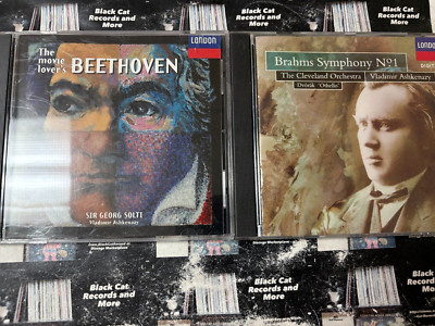 VLADIMIR ASHKENAZY DVORAK THE CLEVELAND ORCHESTRA Brahms Symphony 1 CD tested