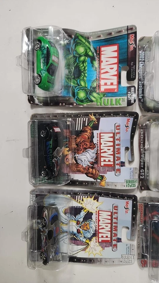 Lots of 6 Maistro Marvel & Ultimate Marvel Die Cast Collection Cars NEW - Image 3 of 4