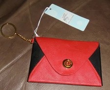 2012 Bag Lady Mudpie Envelope Keychain ID Purse 5.5 X 3.75”